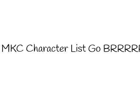 Mystery Kids || Crossover Roleplay Character List