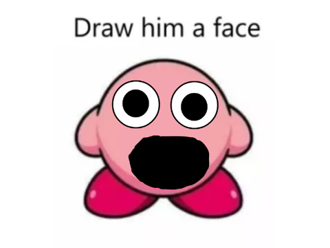 Remix this and give kirby a face remix