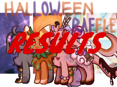 Halloween Raffle RESULTS