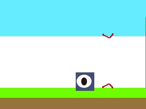 Short and whack platformer