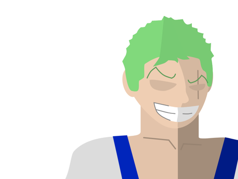 Zoro art process - Blockshade