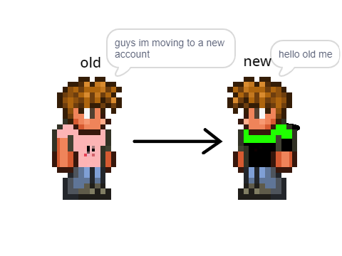 yea im moving to a new account