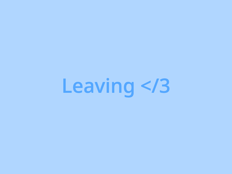 Leaving?
