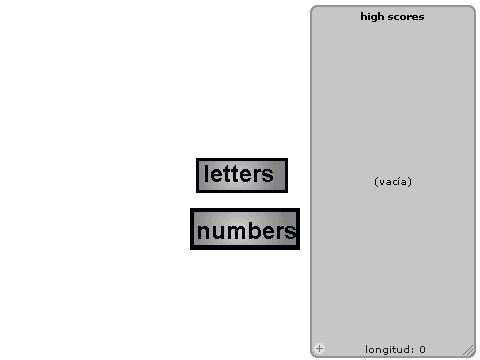 letters & numbers
