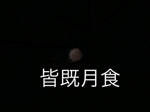 皆既月食