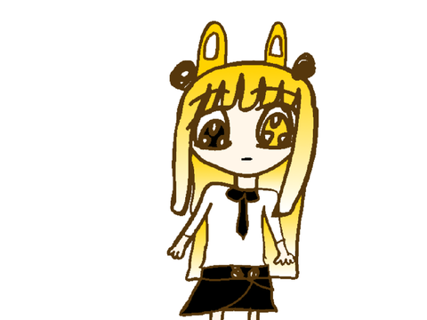 #我自己畫的OC～我應不應該變成畫圈⋯？%