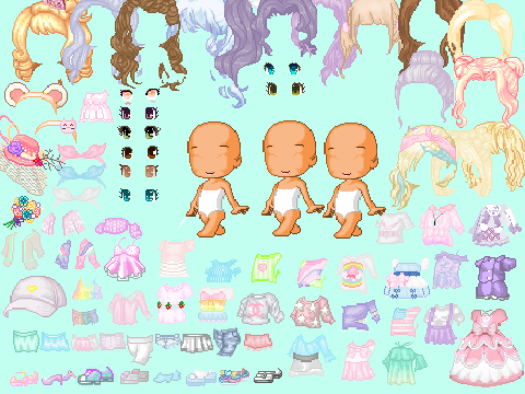 pastlel Fantage Dress  