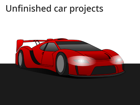 Unfinished car projects
