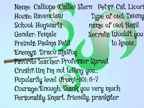 Harry Potter RP sign up remix