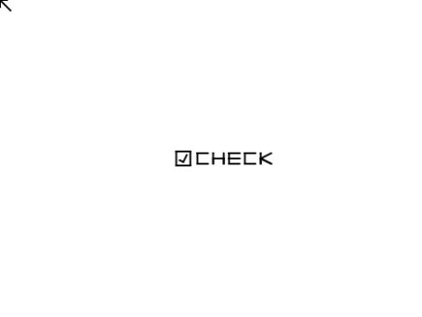 100% pen checkbox and mouse and text and positioning and