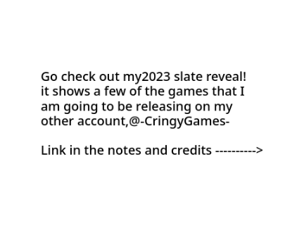 -CringyGames- 2023 Slate Reveal
