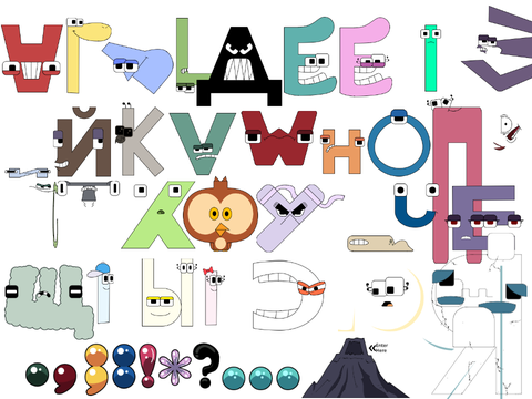 Russian Alphabet Lore but cursed (most viewed project)