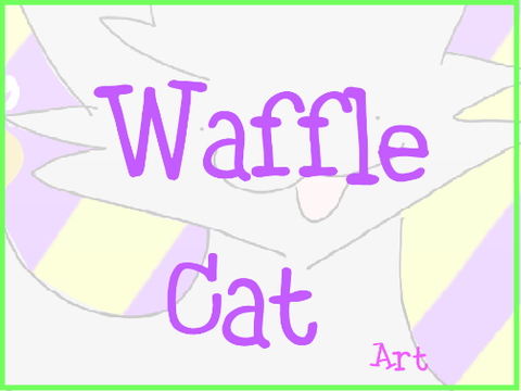 Waffle Cat - Art