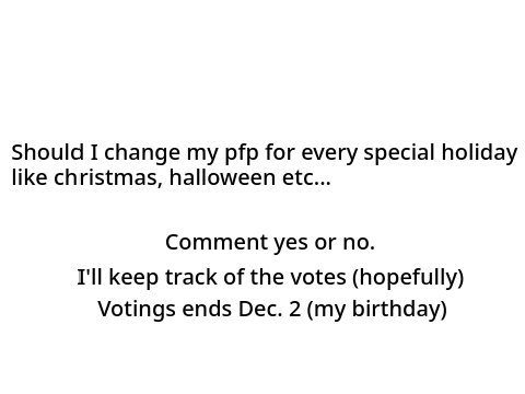 PFP Change?