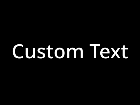 ➣Custom Text || Art 