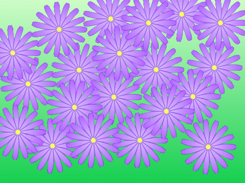 Simple pen flowers