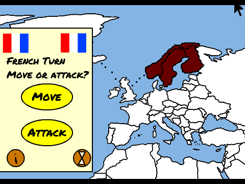 Risk Napoleon Refactored + Improved AI