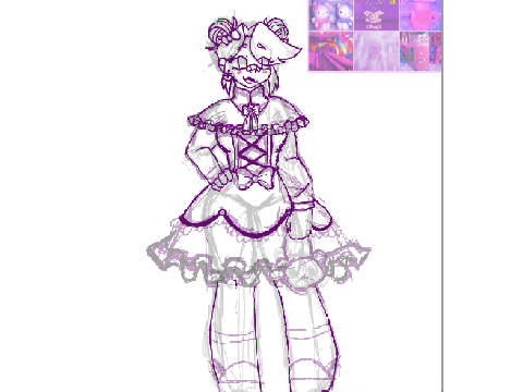very VERY small traditional art dump