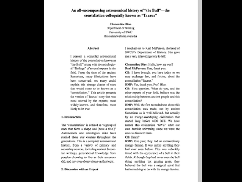 academic article mockup :o
