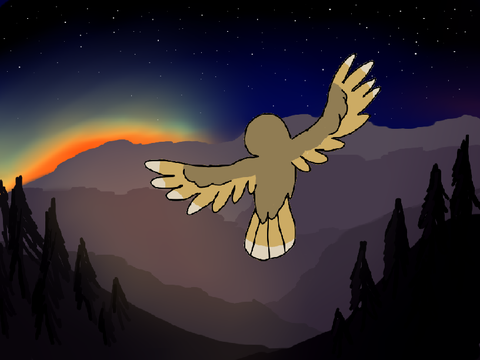 Owl Flight Animation remix