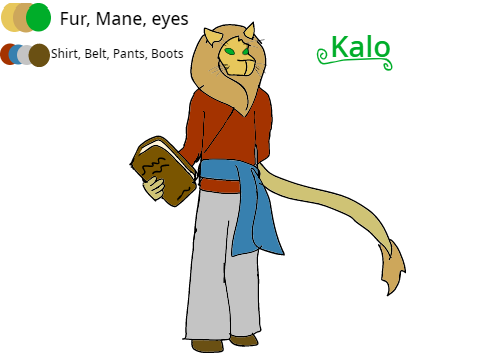 My TR Cameo, Kalo the lion
