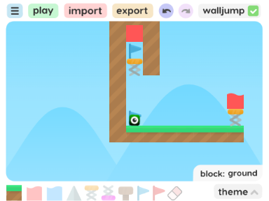 Square ◆ scrolling platformer creator  #games remix