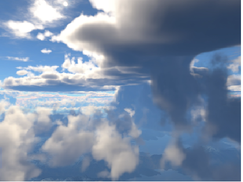 The sky