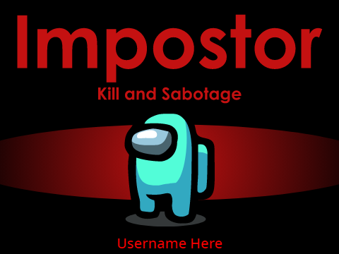 Among Us Role Reveal Templates