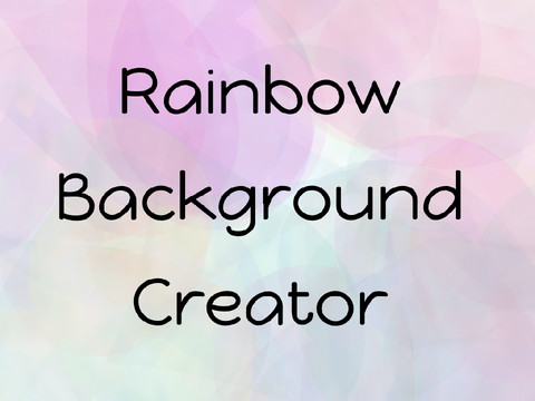 Rainbow Background Creator
