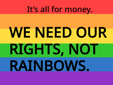 ⬡ #RightsNotRainbows ⬡ 