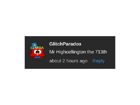 Mr Highcellington the 713th