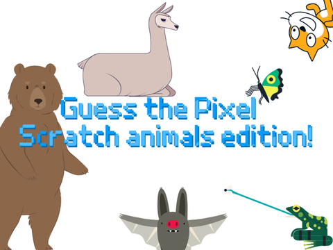 Guess the Pixel - Scratch Animals Edition!