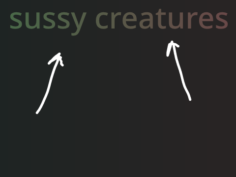 WW1a: Sussy Creatures