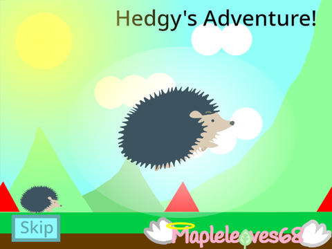 Hedgy's Aventure! A platformer