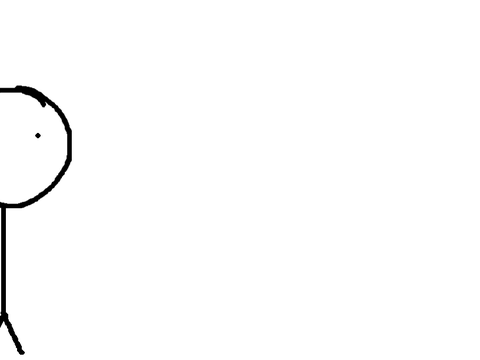 random walking stickman