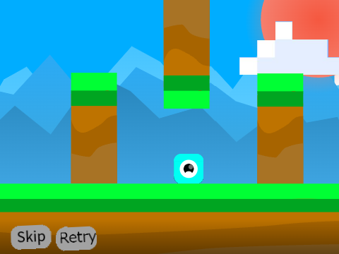 A blue platformer