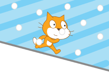 Scratch Cat 2 - Snowy Hills