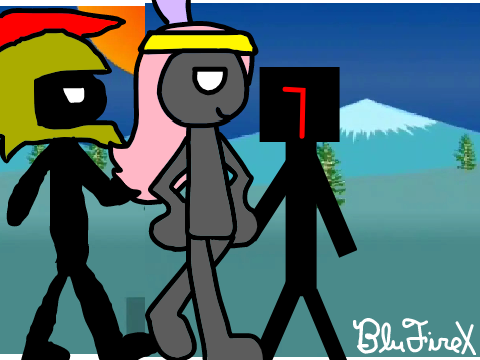 Add yourself walking with meh