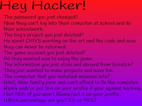 Hey Hacker! Remix to support!