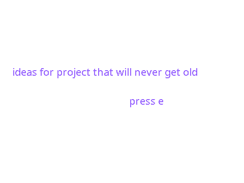 ideas 4 project