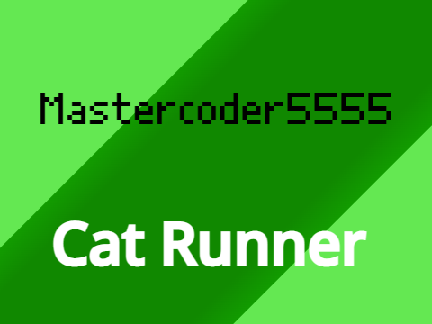 Cat runner game beta 0.8