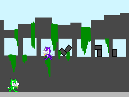 Ancient Cat Swordfighting