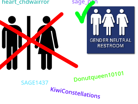 WE NEED NON-BINARY BATHROOMS!!! REMIX!! remix remix remix remix