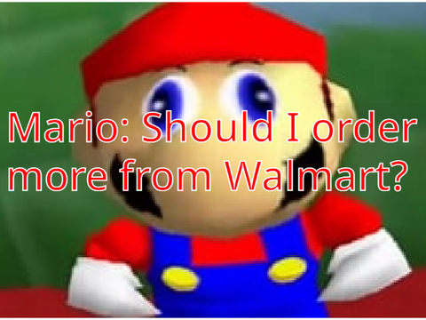 Mario be like...