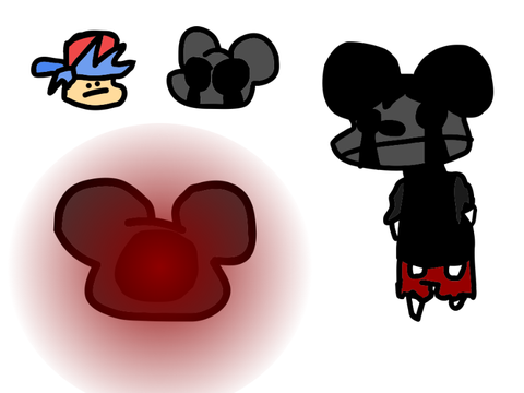 Mickey Monochrome Sprites