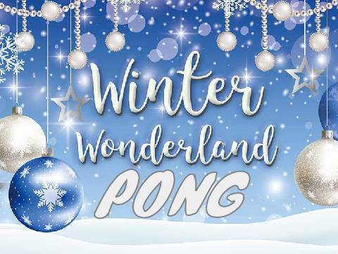 Winter Wonderland Pong Game