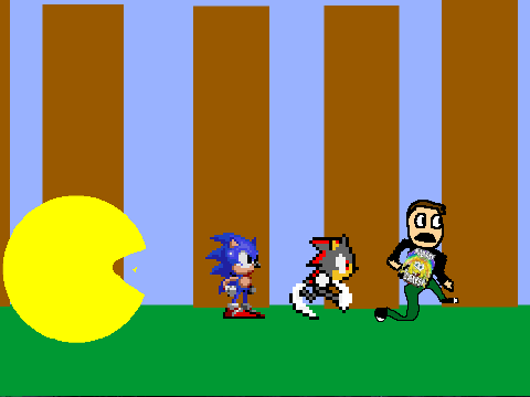 Add yourself running from pacman!