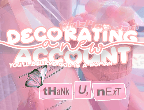 022: decorating an account!