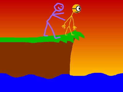 Add Yourself Standing on the Cliff