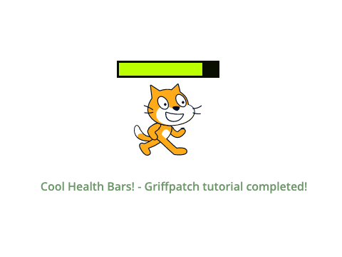 Health bar - Griffpatch tutorial